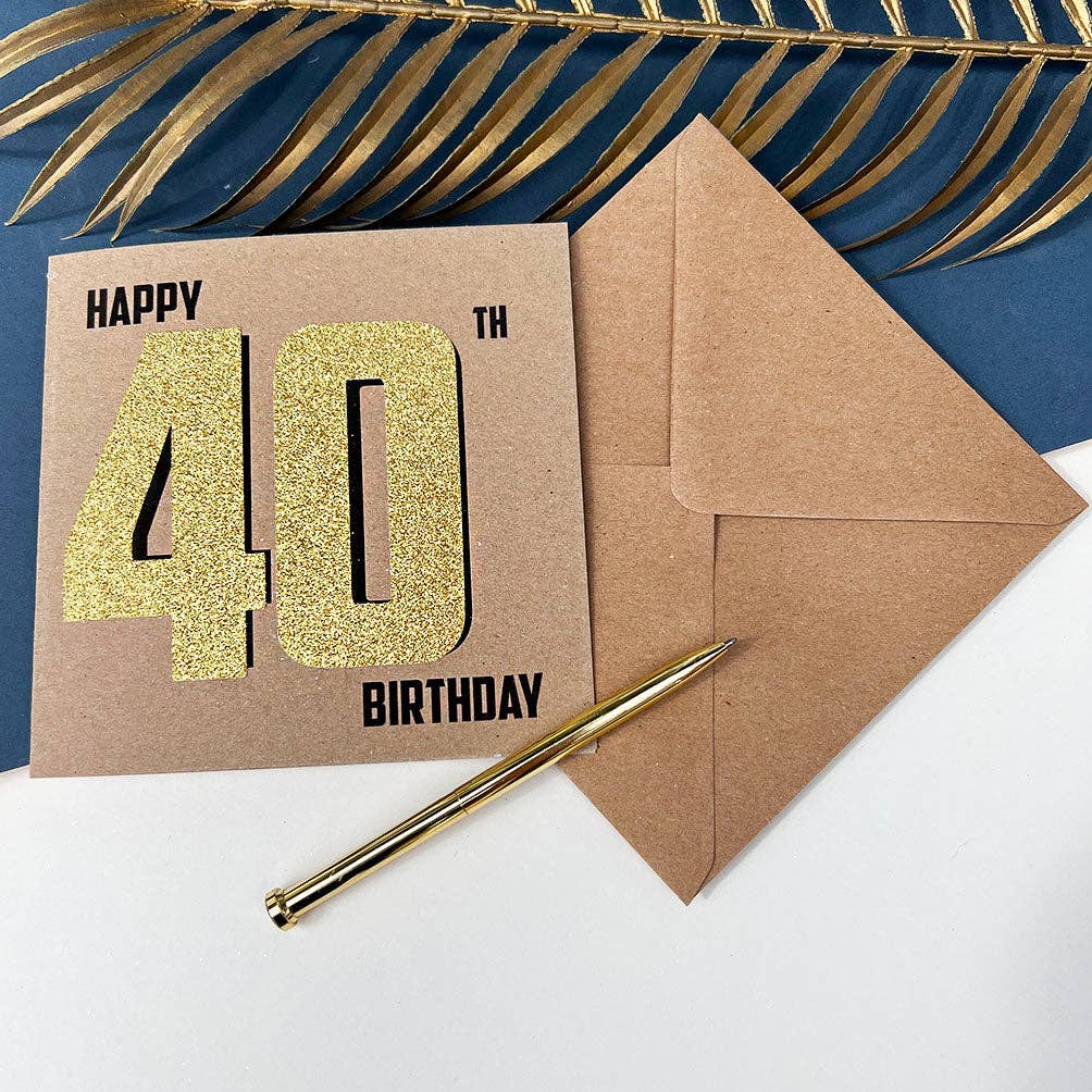 40th Birthday  Coaster
