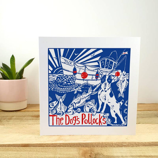 Port & Lemon - The Dog's Pollocks Greetings Card