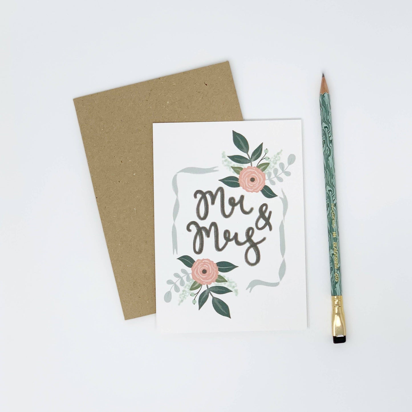 Lomond Paper Co - Mr & Mrs Wedding Day Card