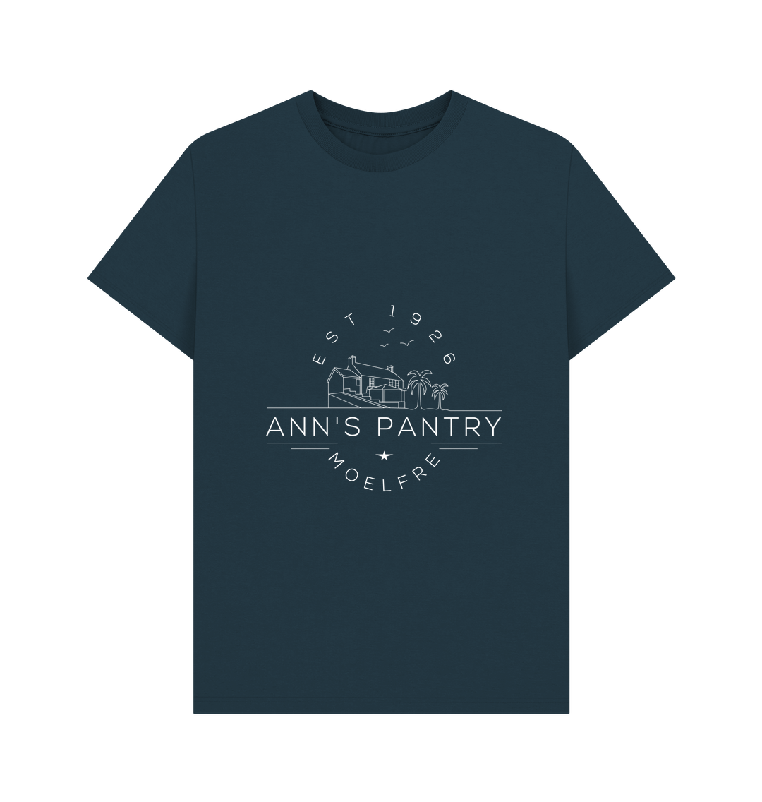Denim Blue Ann's Pantry Unisex Logo 1 T-shirt