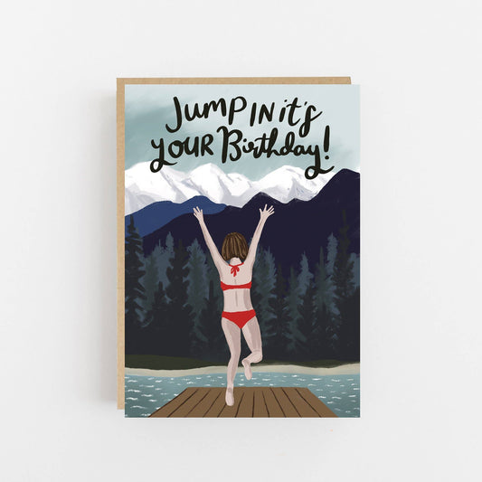 Lomond Paper Co - Jump In It's Your Birthday Card