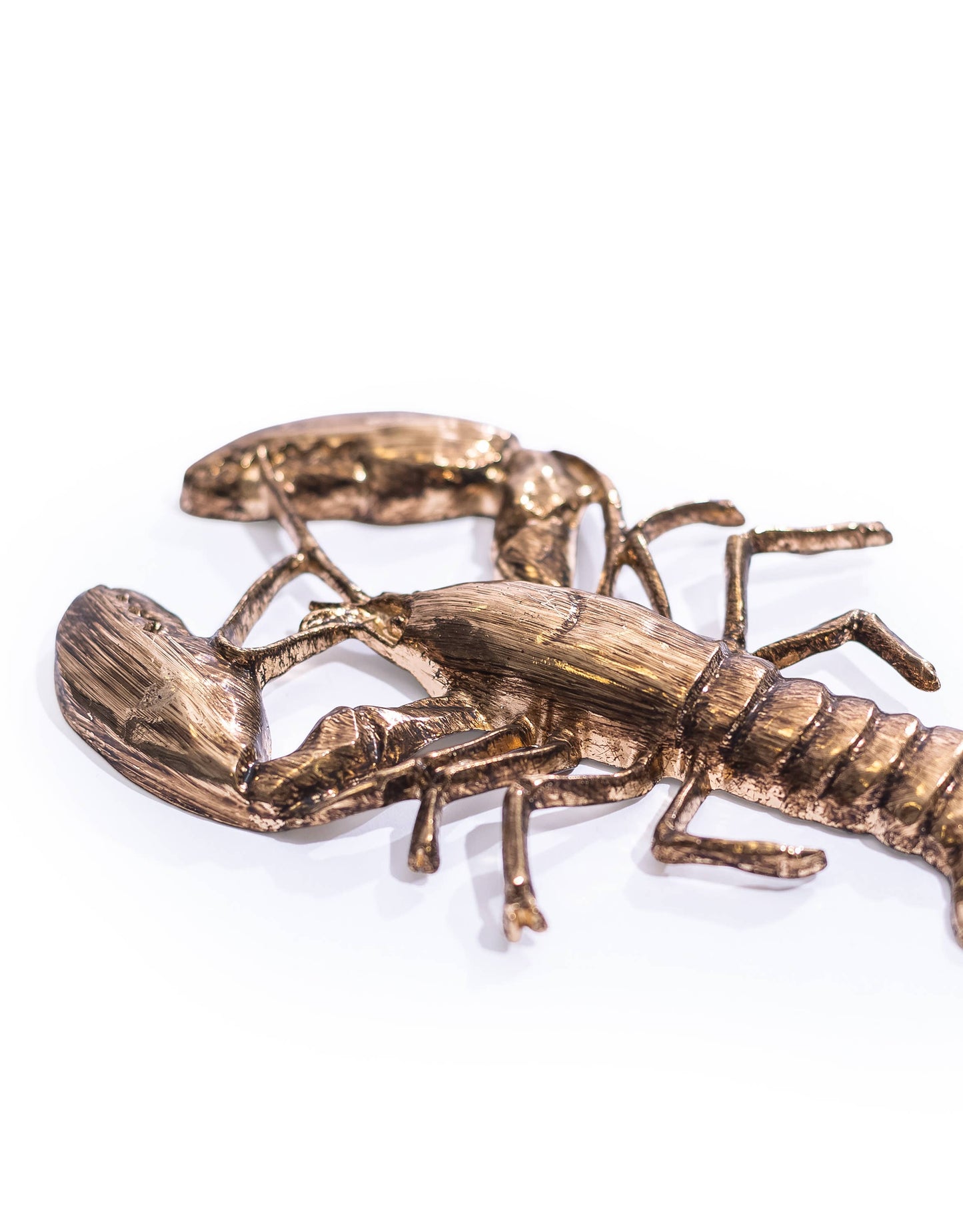 McGowan & Rutherford Ltd - Large Gold Lobster Coat Hook