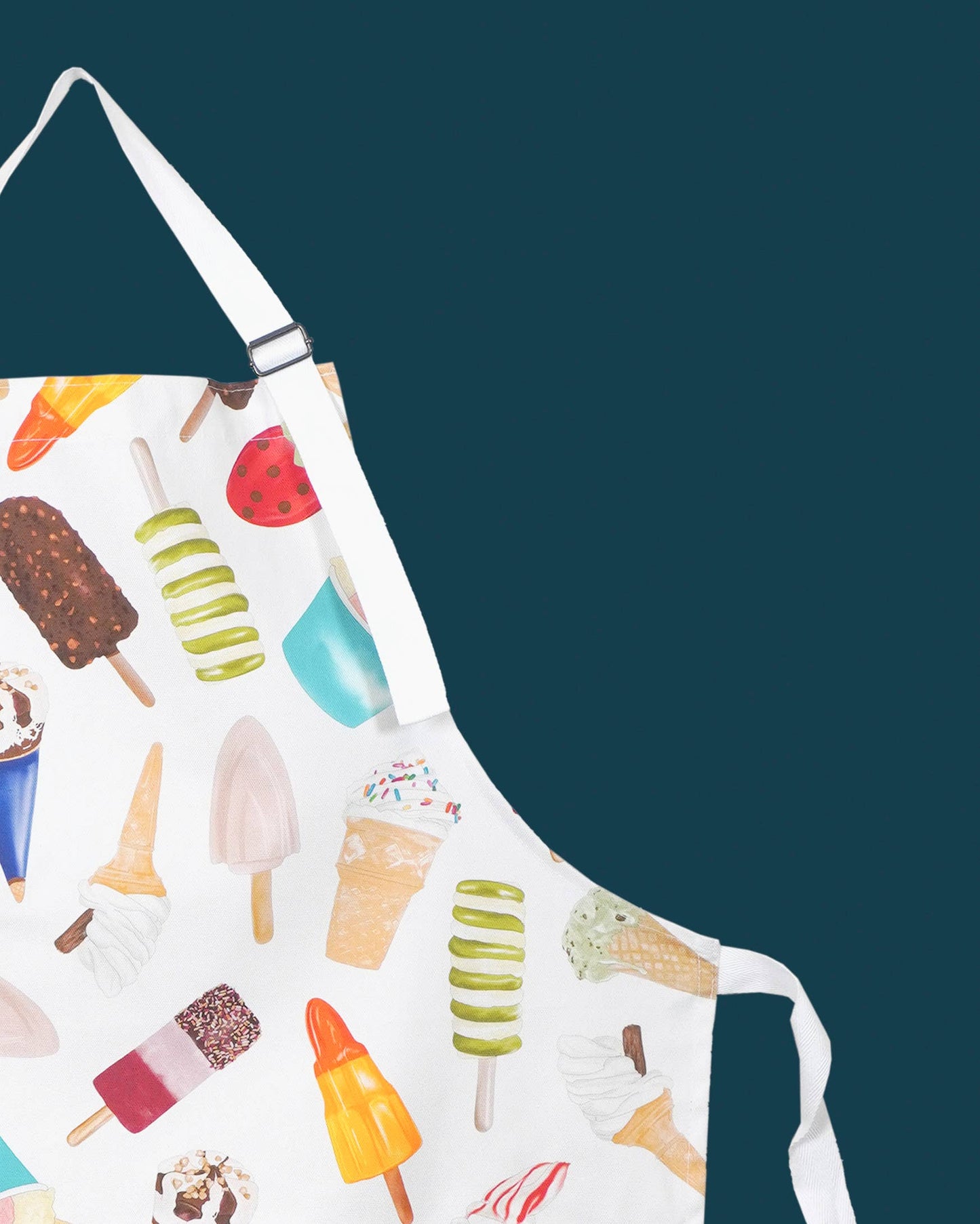 Ice Cream Apron - British Made - 100% Cotton Apron - Funny