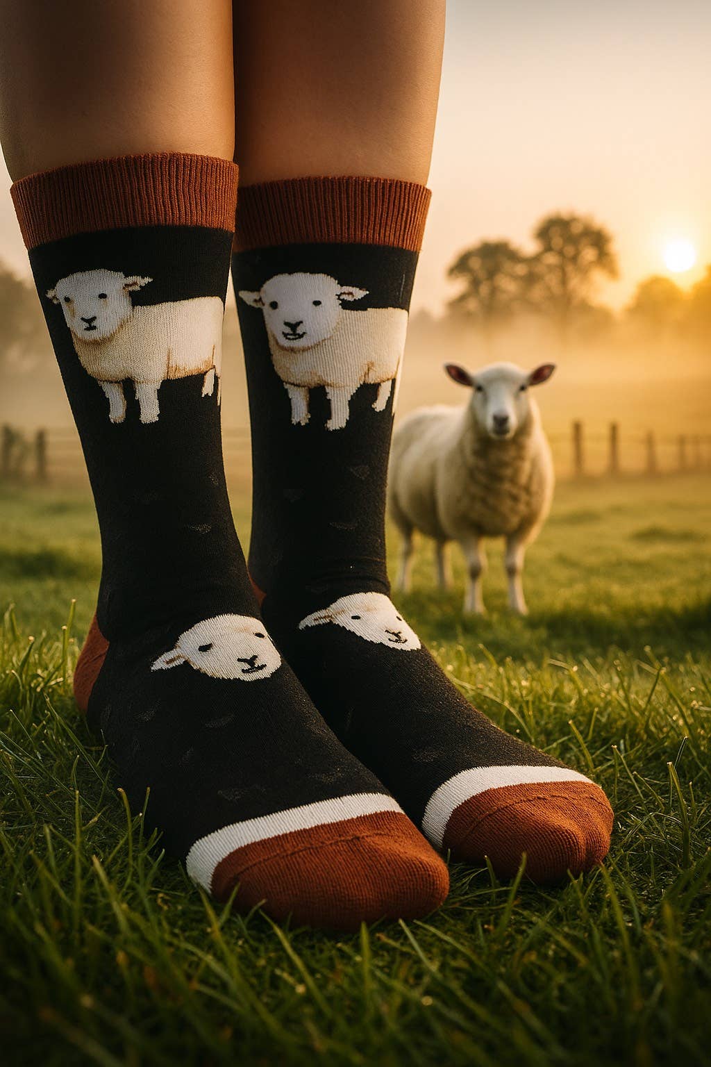 Socksy - Sheep Organic Cotton Socks