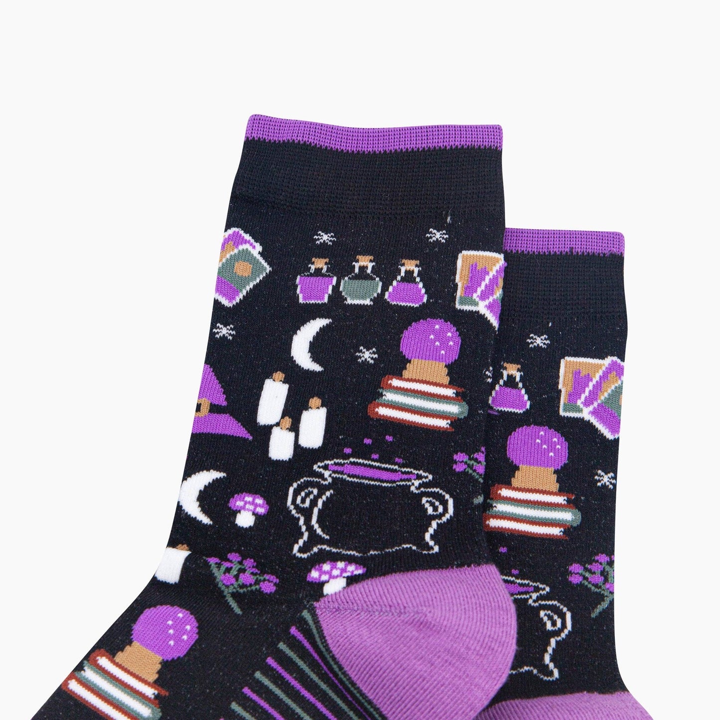 Witchy Women's Bamboo Socks in Black