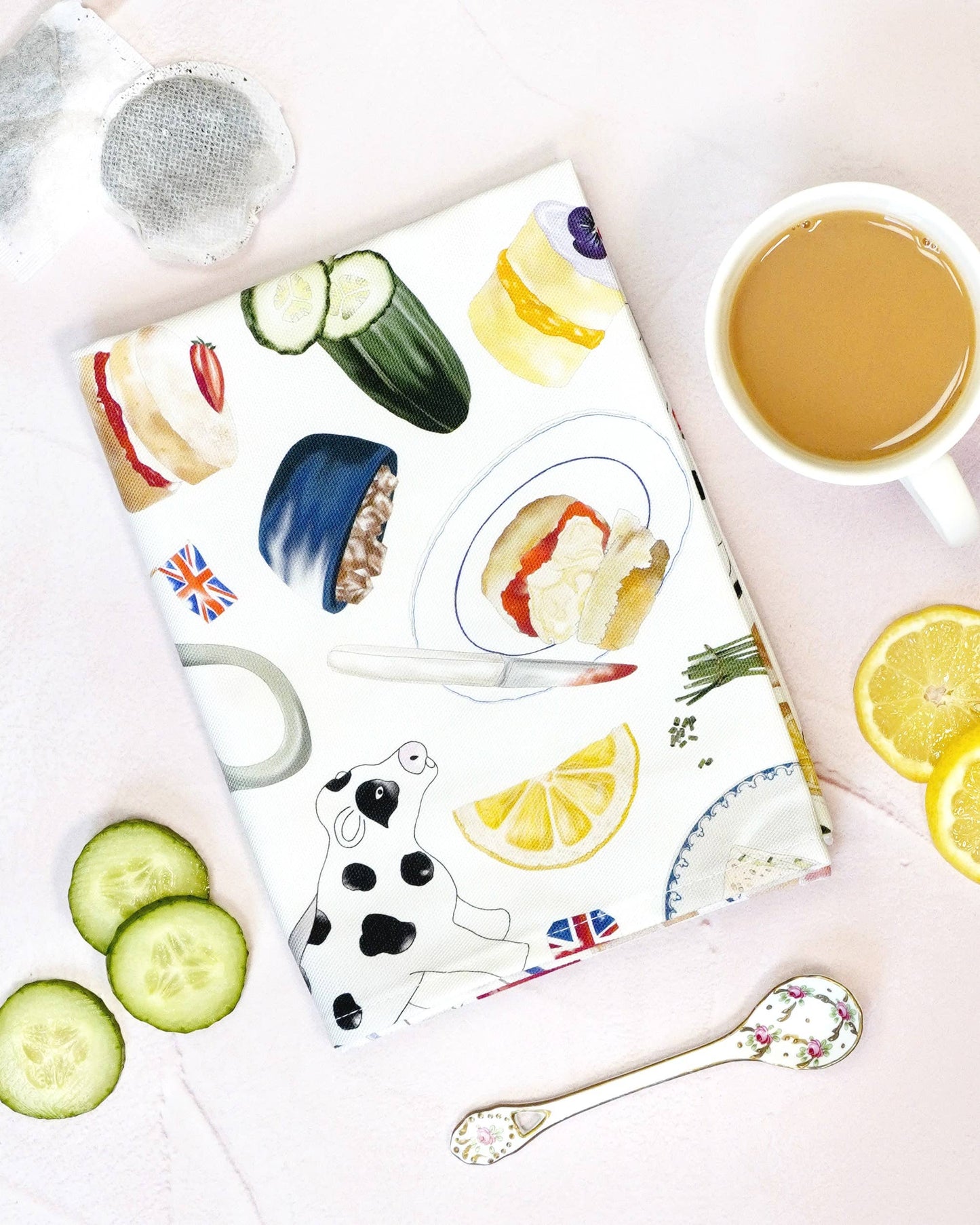 Afternoon Tea Towel - 100% Cotton – Typically British