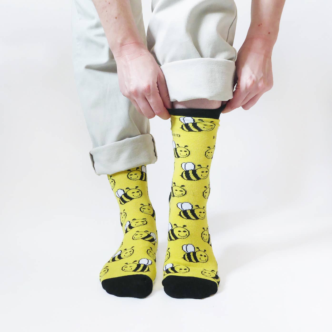 Bare Kind - Yellow Bee Socks