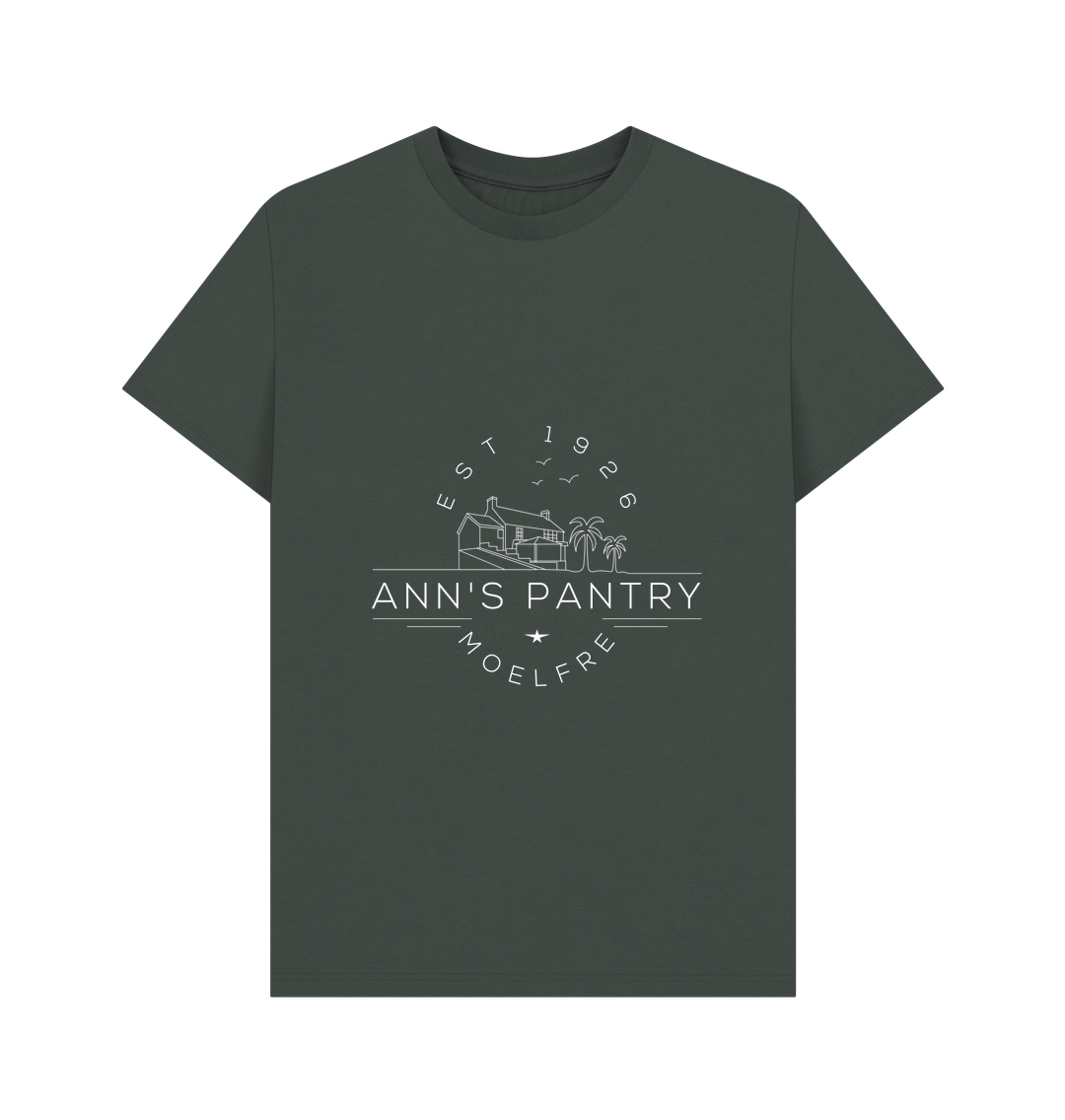 Dark Grey Ann's Pantry Unisex Logo 1 T-shirt