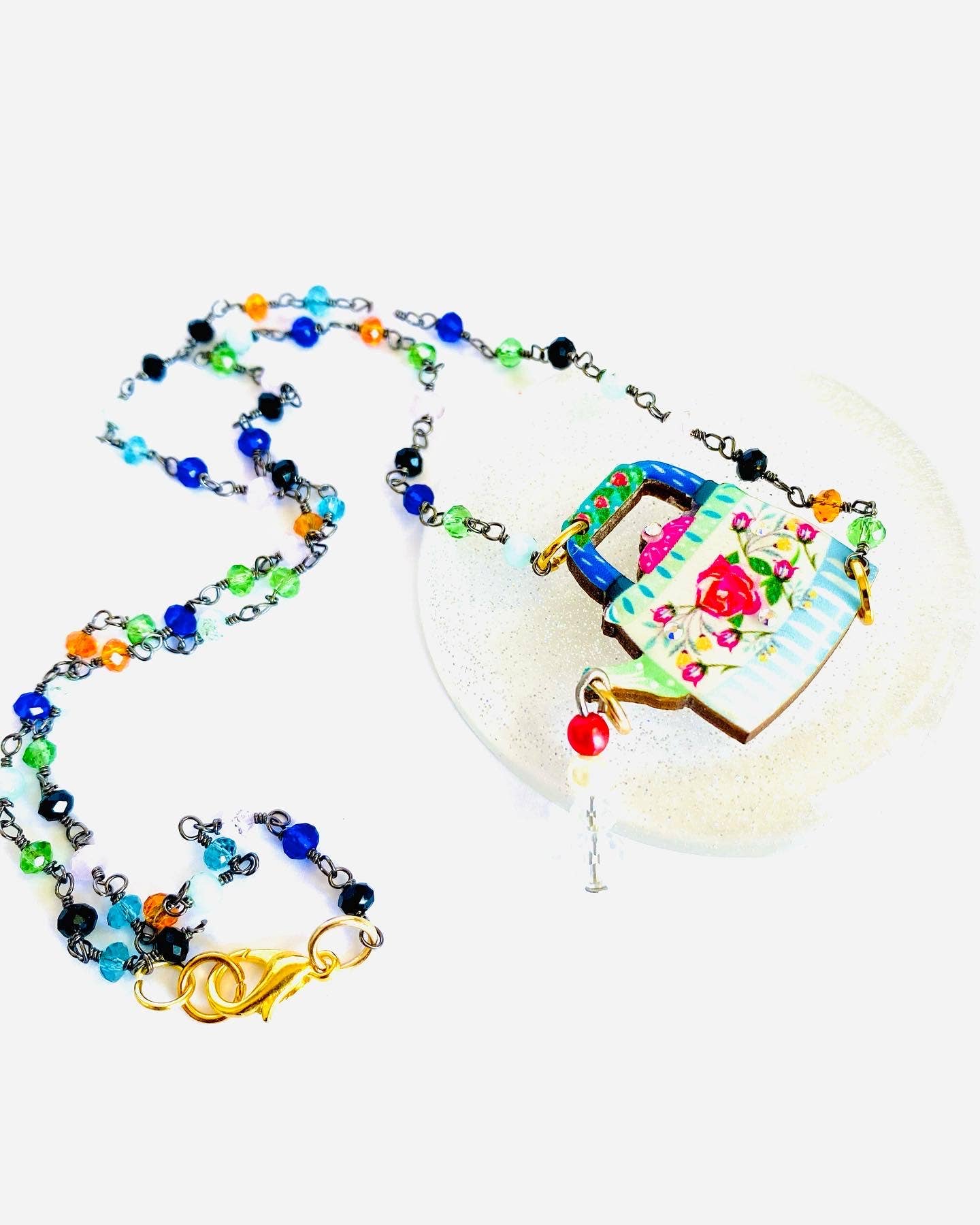 Rosie Rose Parker - Little teapot statement necklace