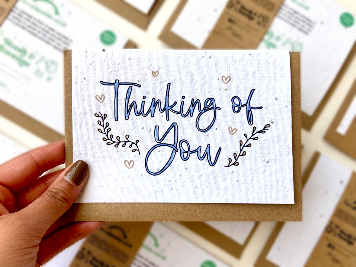 Honey & Incense - Thinking of You Wildflower Seed Plantable Card