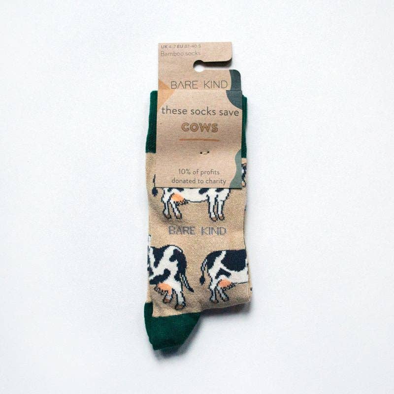 Bare Kind - Cow Socks UK