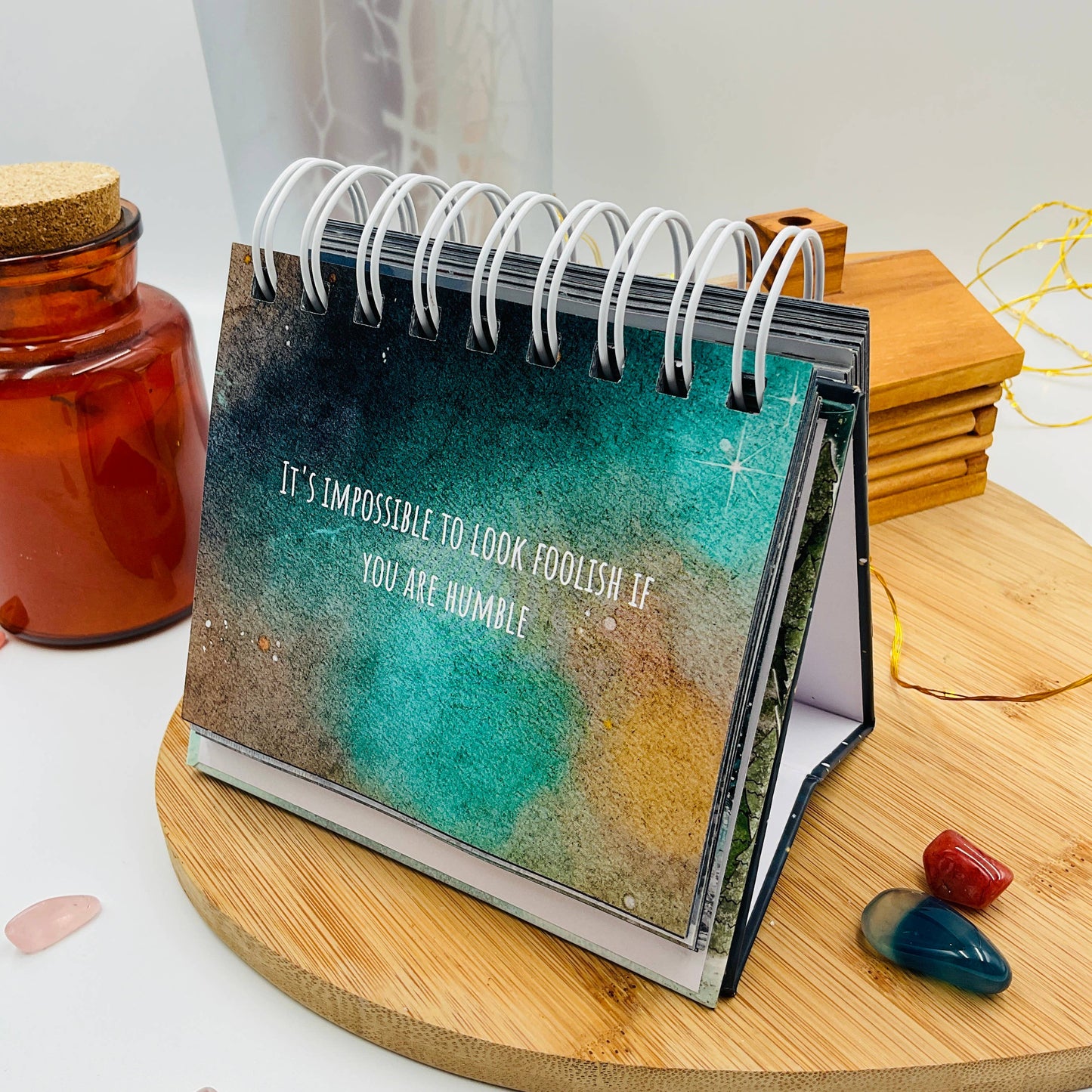 Fox Under The Moon - Thought For The Day: 366 Desktop Quotes - UNDATED