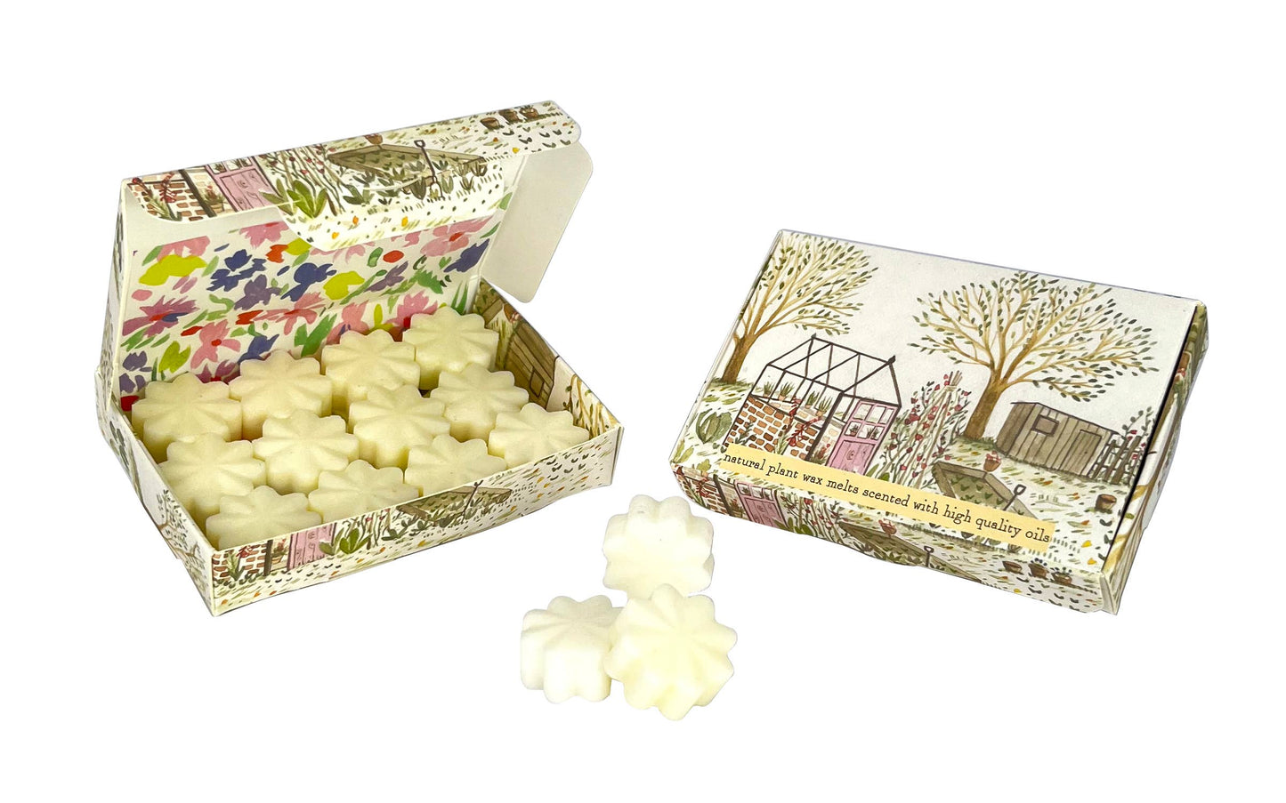 Heaven Scent Incense Ltd - Wax Melt Shapes in illustrated Boxes