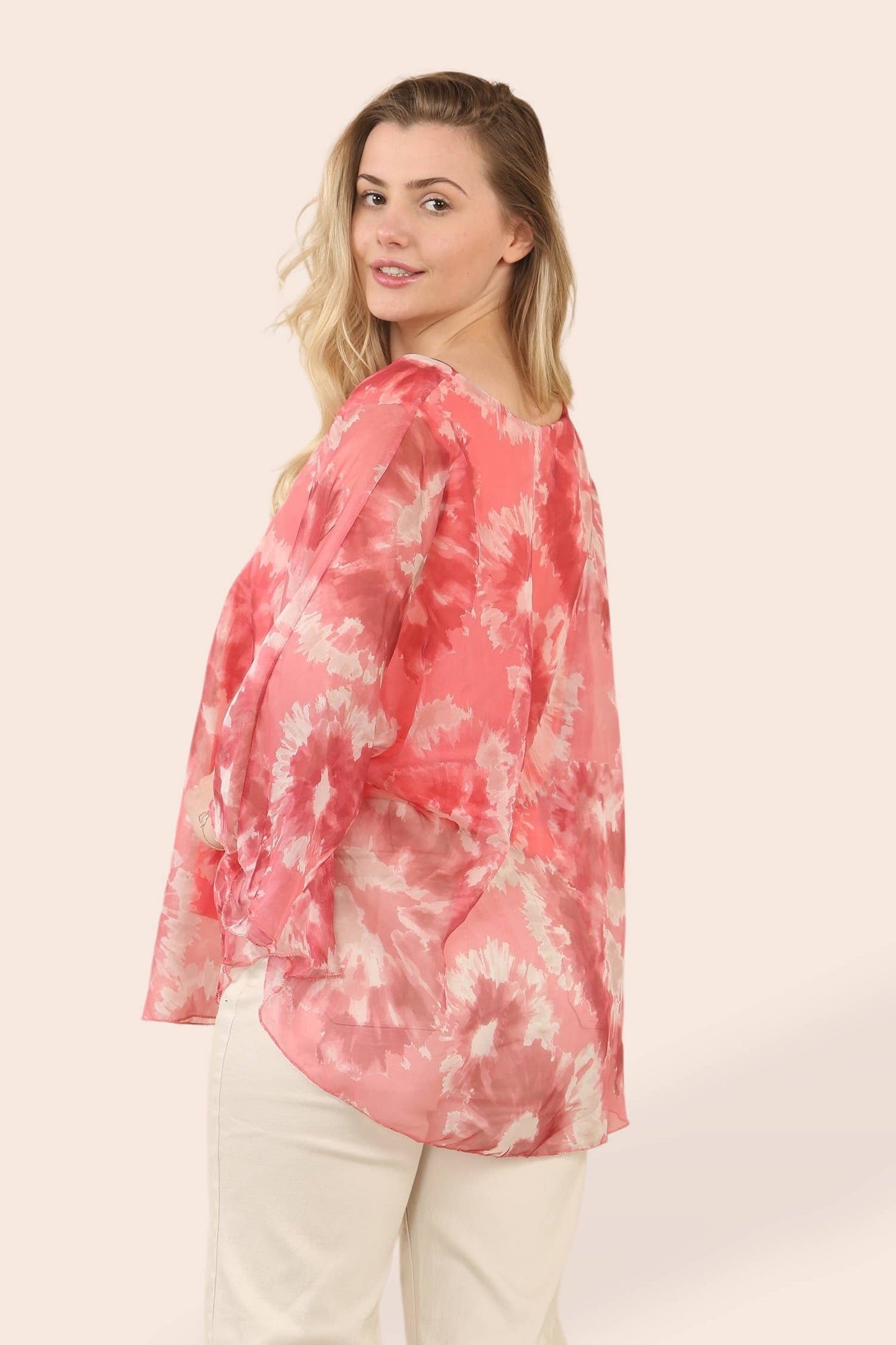 Kurt Muller - Tye Dye Silky Blouse