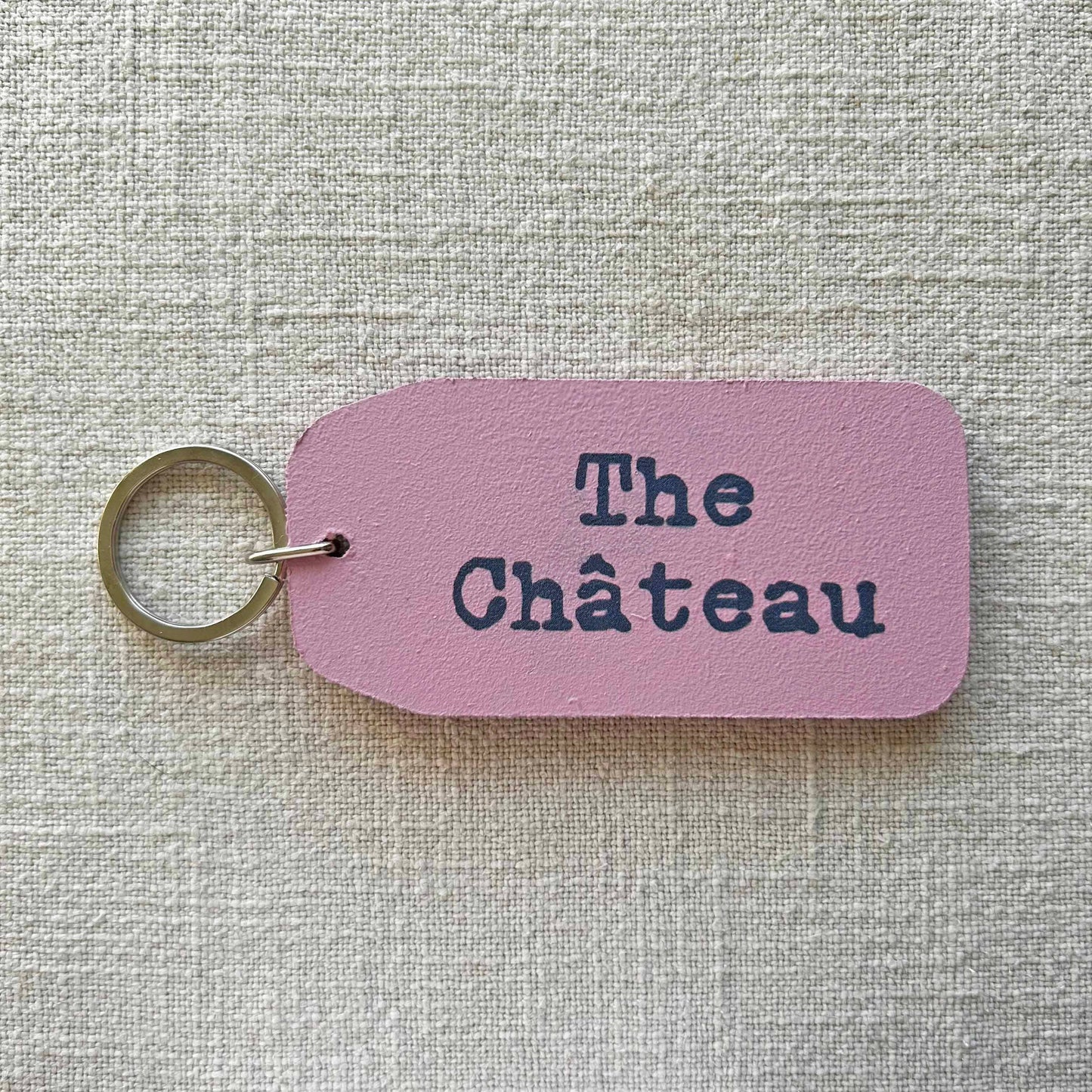 The Wooden Postcard Company - The Chateau - Wooden Key Tag