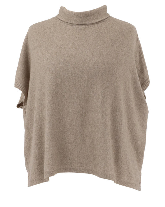 Cadenza Italy Ltd - Classic Cashmere Blend Tunic: Latte