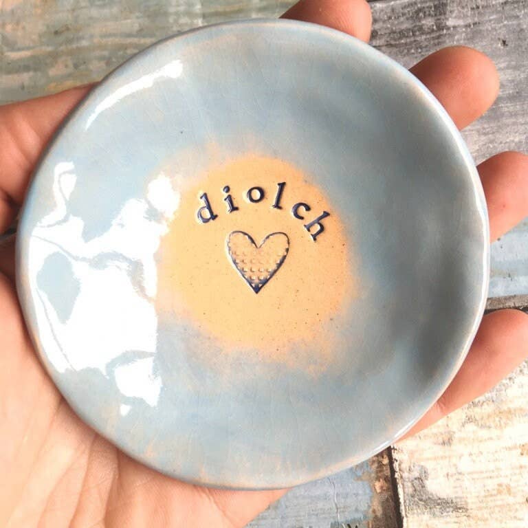 Diolch Ceramic Dish - Made in Wales
