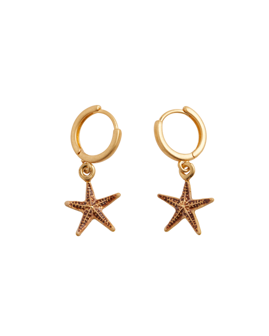 FABLE Starfish Huggie Hoops