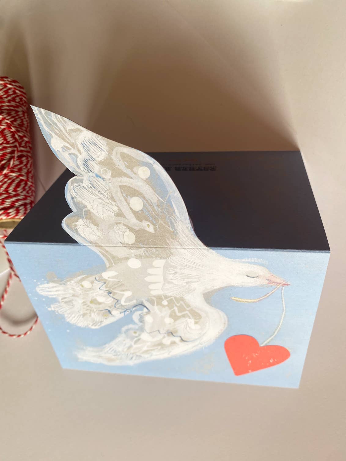 Esther Kent Design - Love Dove Mantelpiece Card