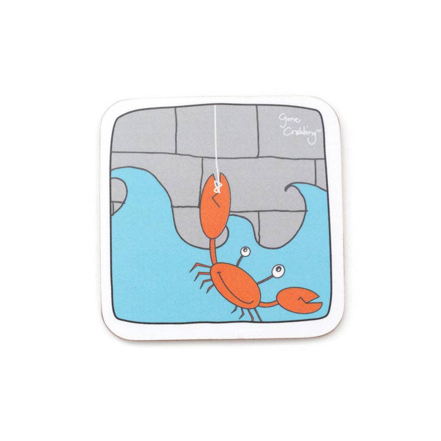 Gone Crabbing - Hanging Around Coaster