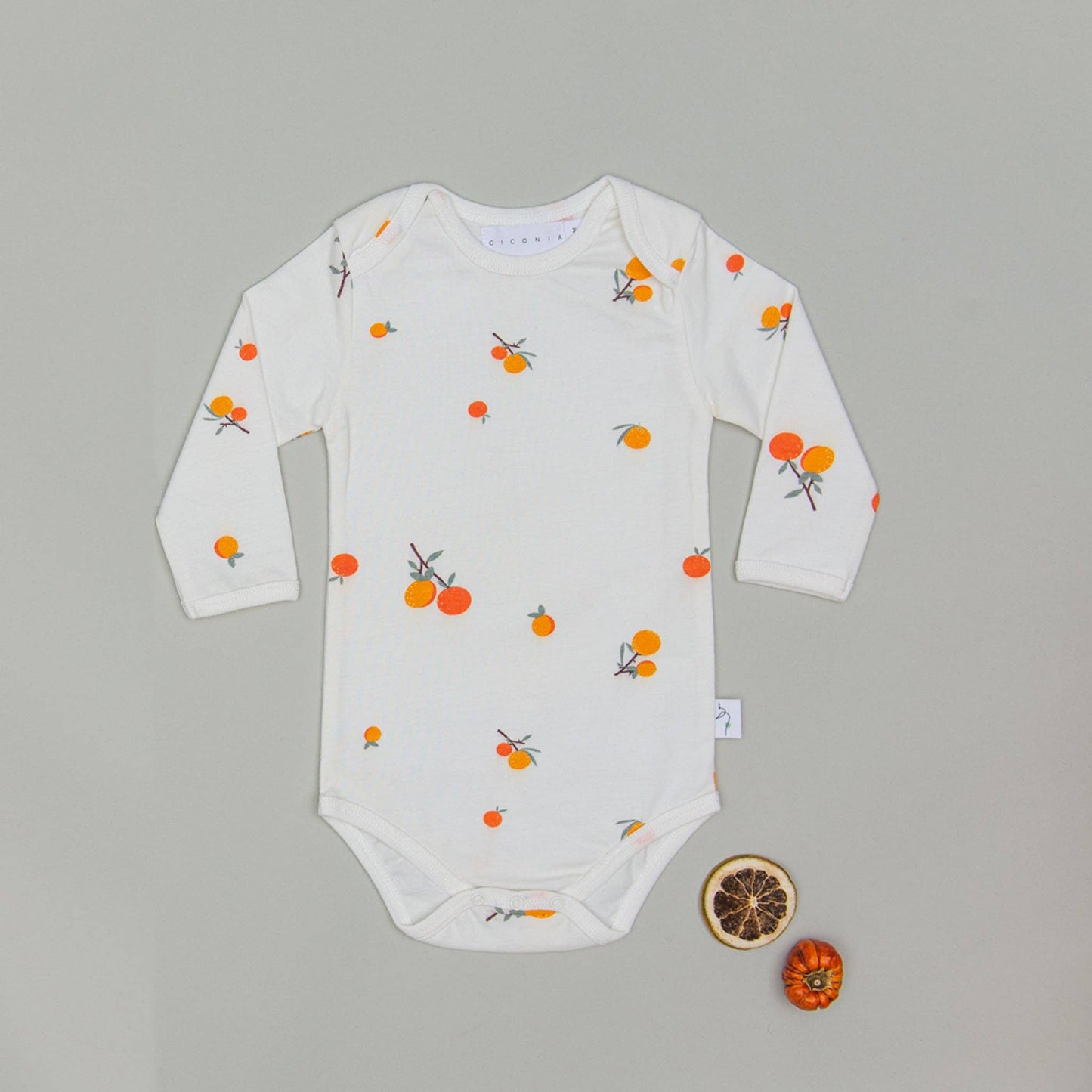 Ciconia Organics Clementine Bodysuit: 3-6M