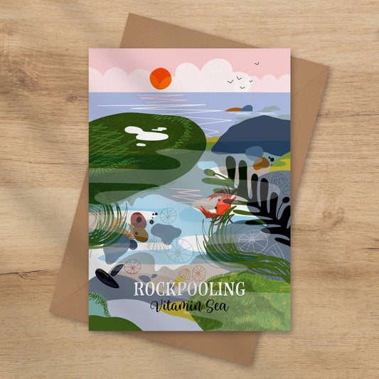 Onneke - Rockpooling Greeting Card