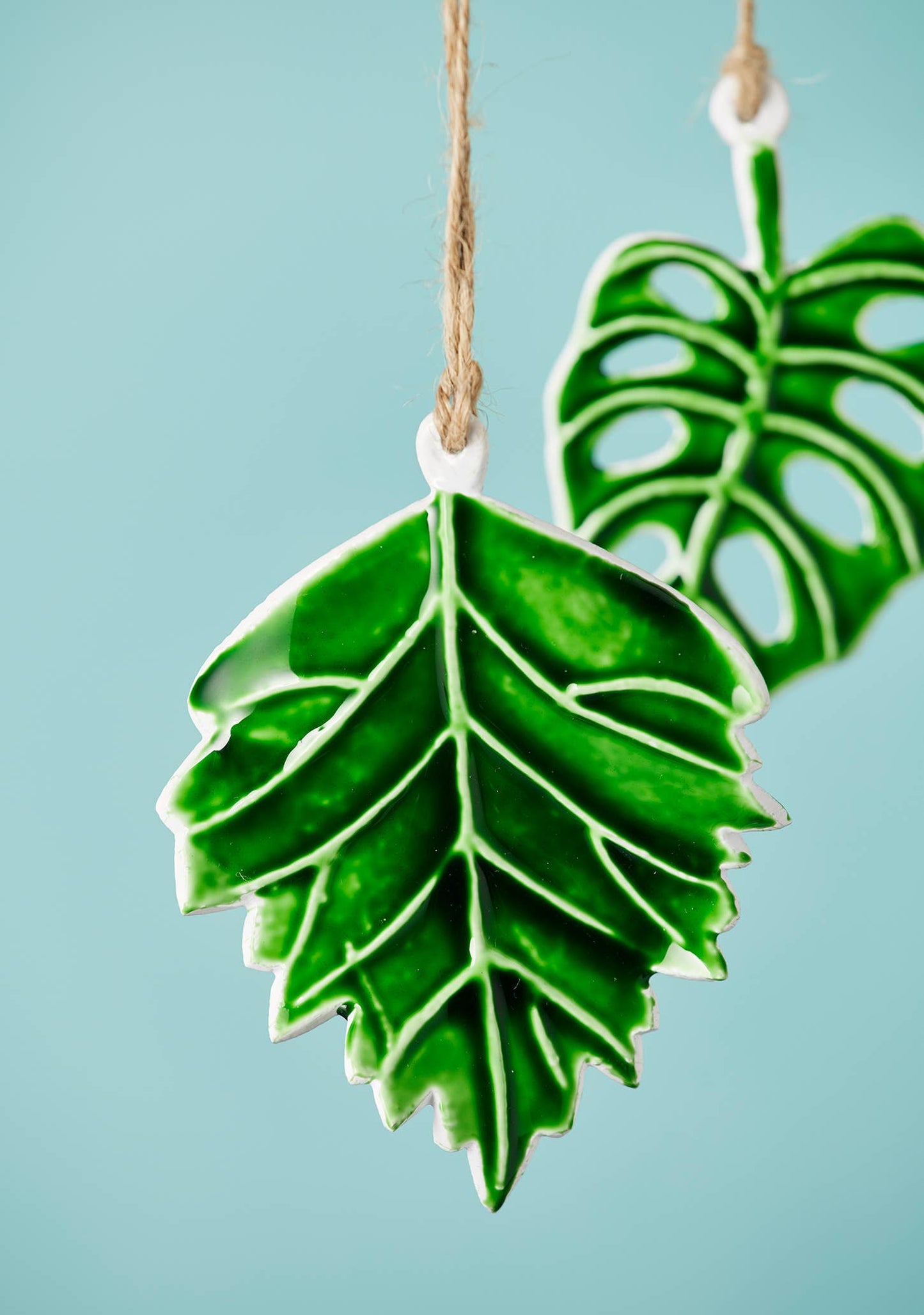 Namaste - Botanical Leaf Enamel Decoration