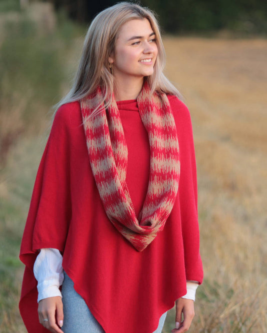 Cadenza Italy Ltd - Cashmere Blend Wave Snood