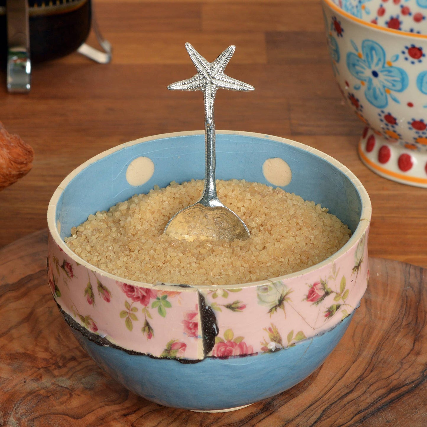 Starfish Pewter Small Sugar Spoon
