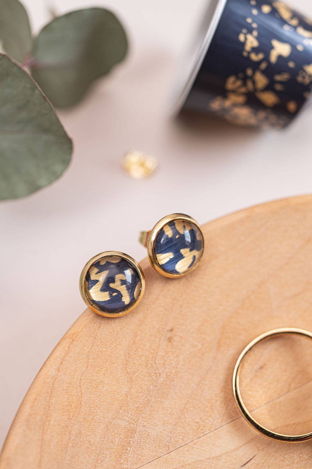 Coffee Pod Creations - Eco Friendly Stud Earrings - Handmade from Coffee Pods