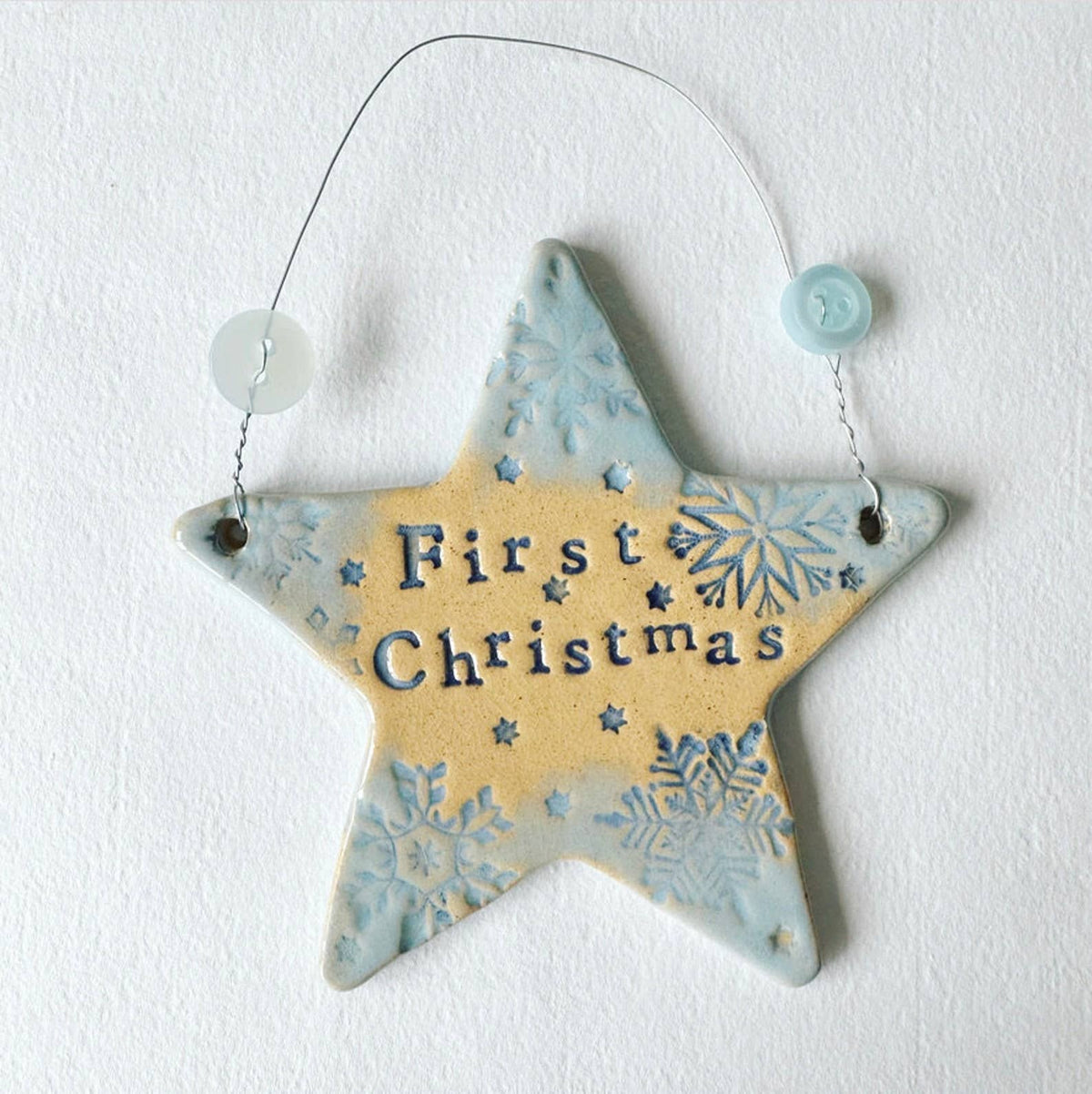 First Christmas star ornament