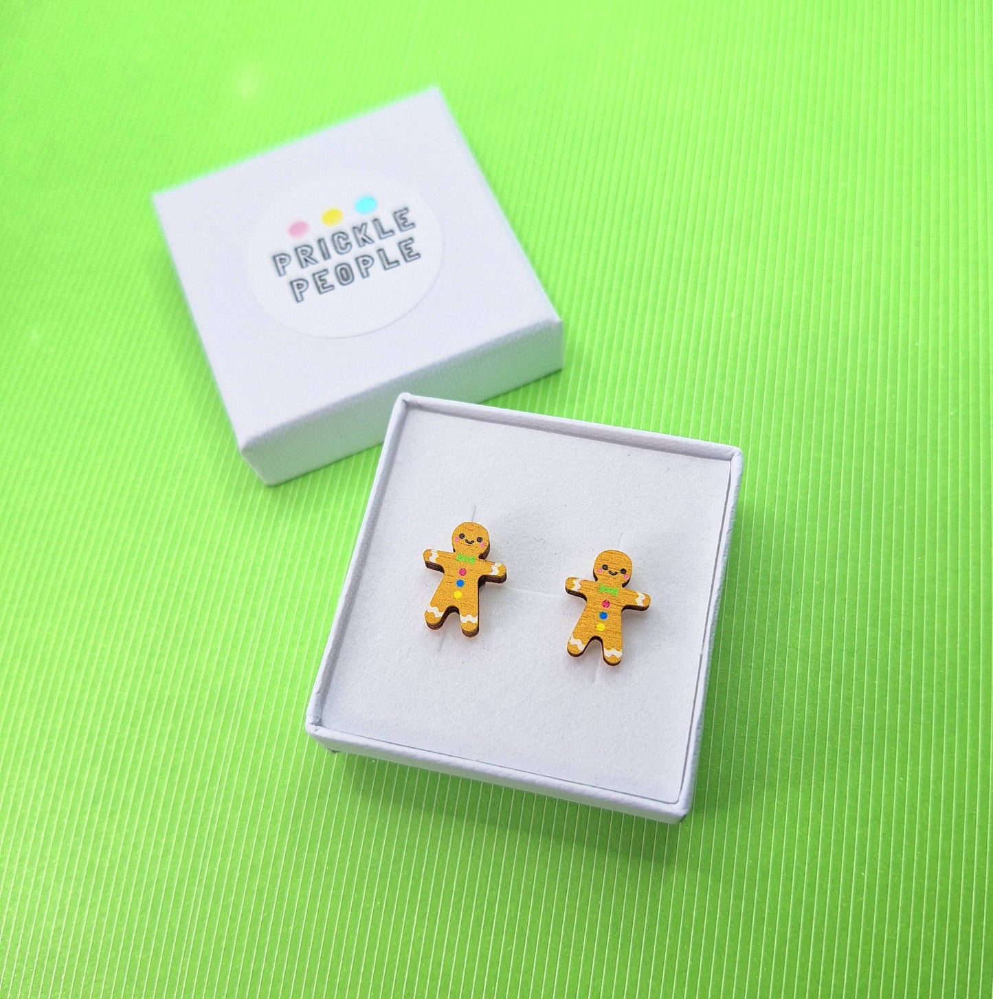 Gingerbread Man Stud Earrings