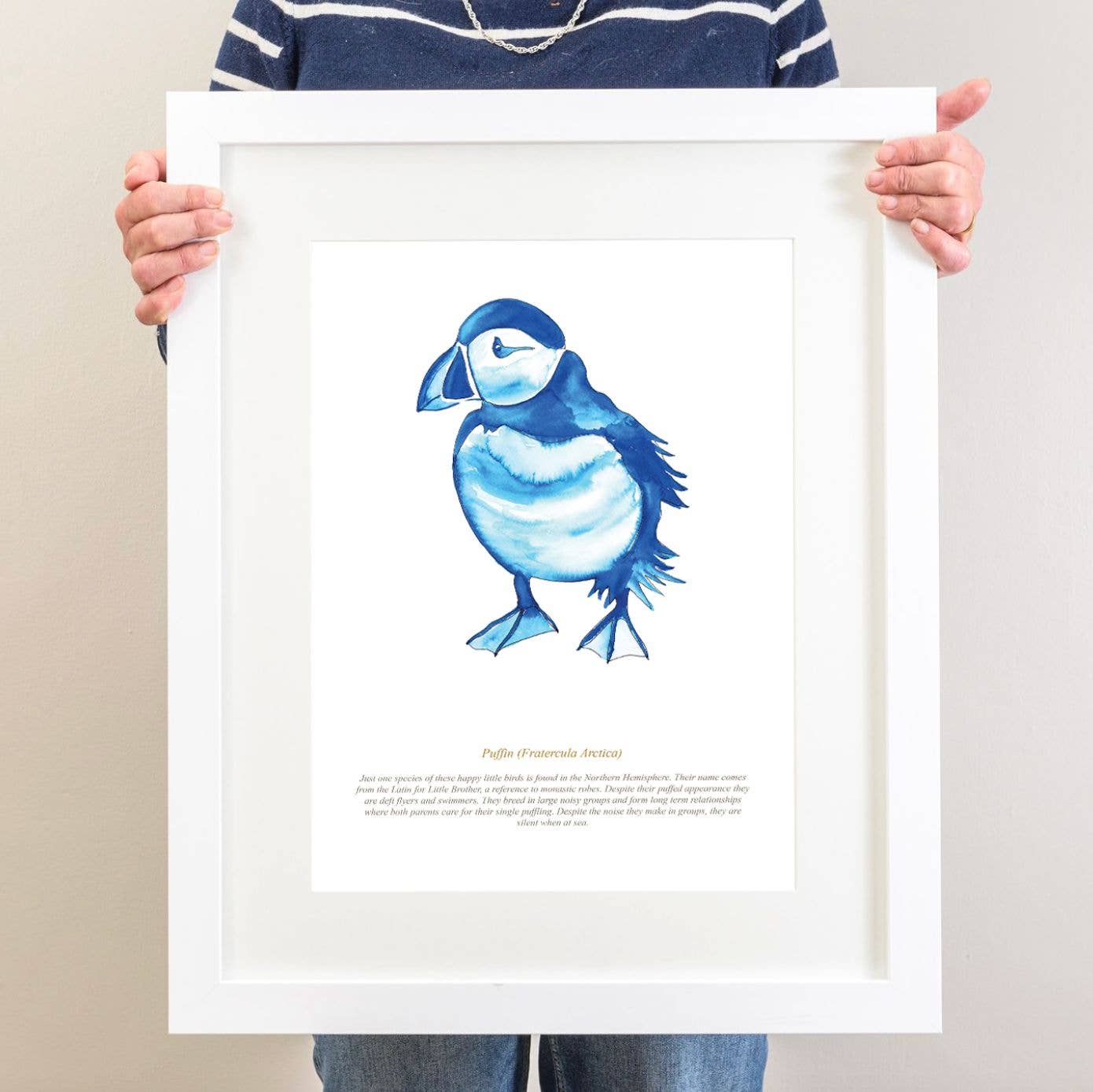 Puffin Watercolour Print