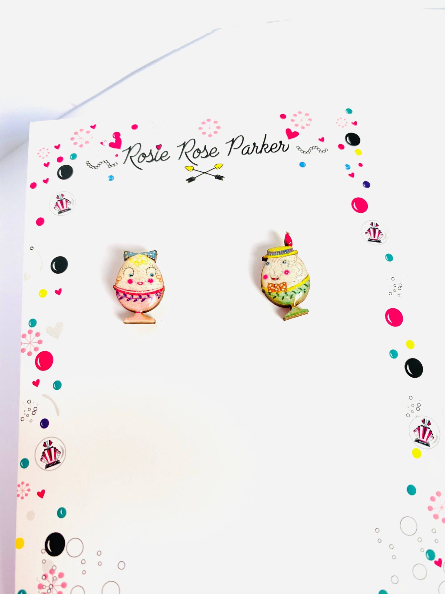 Rosie Rose Parker - Little Easter egg studs