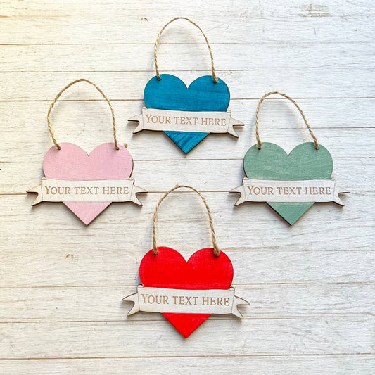 Gorgeous Little Bits - Heart "Moelfre" Decoration