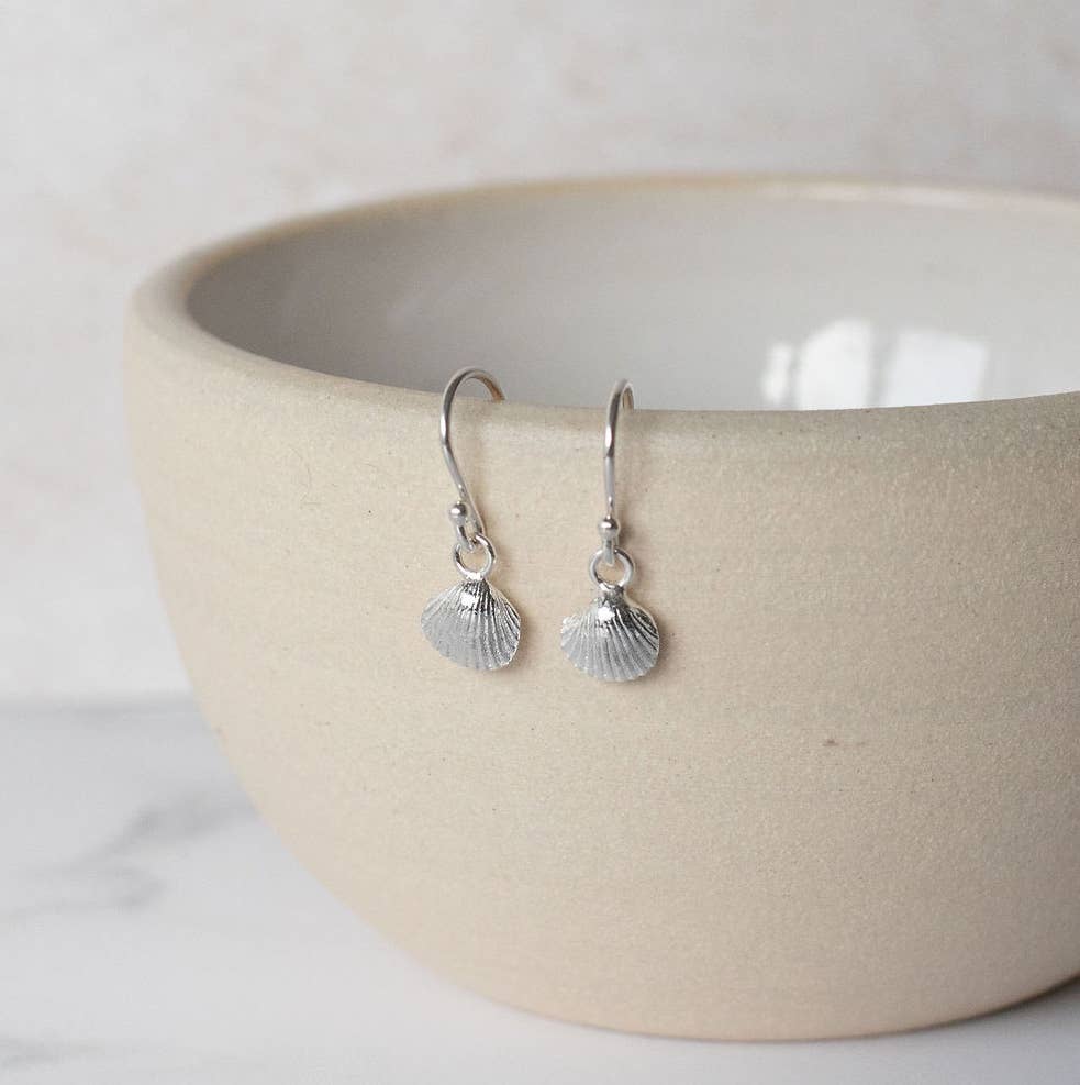 Lucy Kemp Jewellery - Sterling Silver Shell Earring