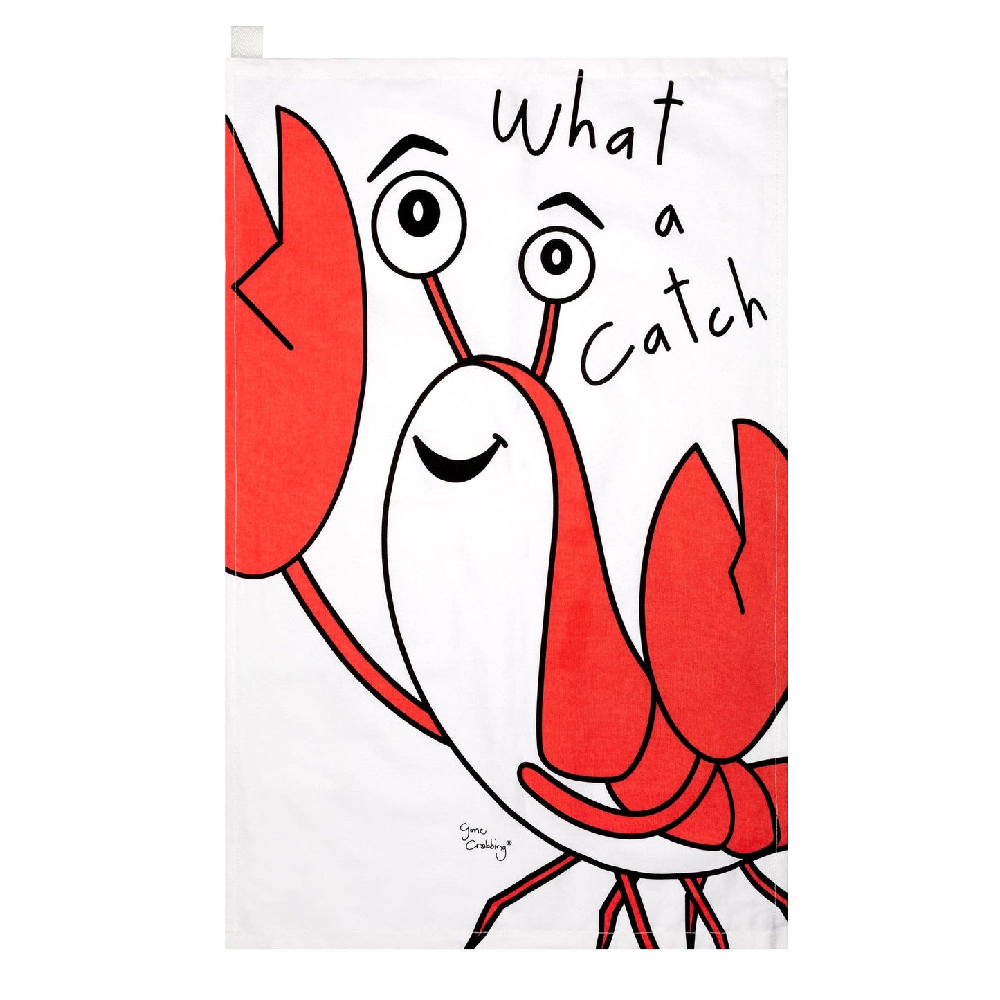Gone Crabbing - What a Catch Tea Towel