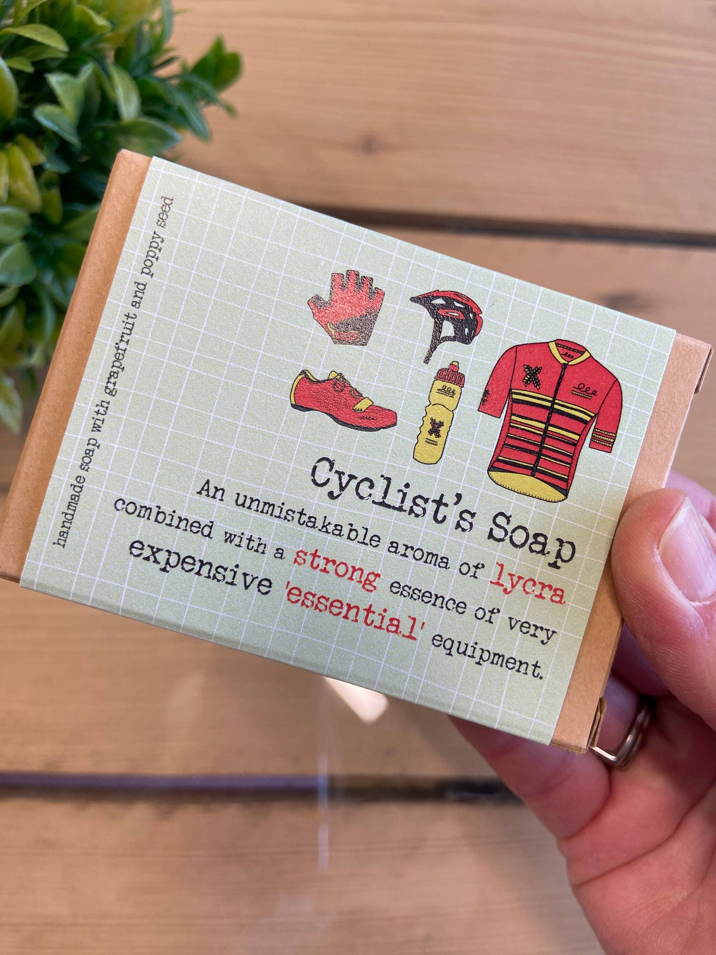 Dandelion Stationery - Cyclist Soap - Expensive Equipment - Humorous Soap Gift