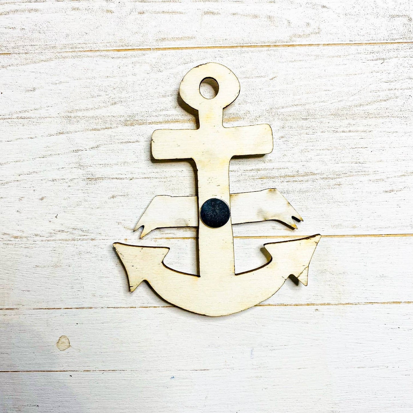 Gorgeous Little Bits - Anchor Moelfre Engraved Magnet