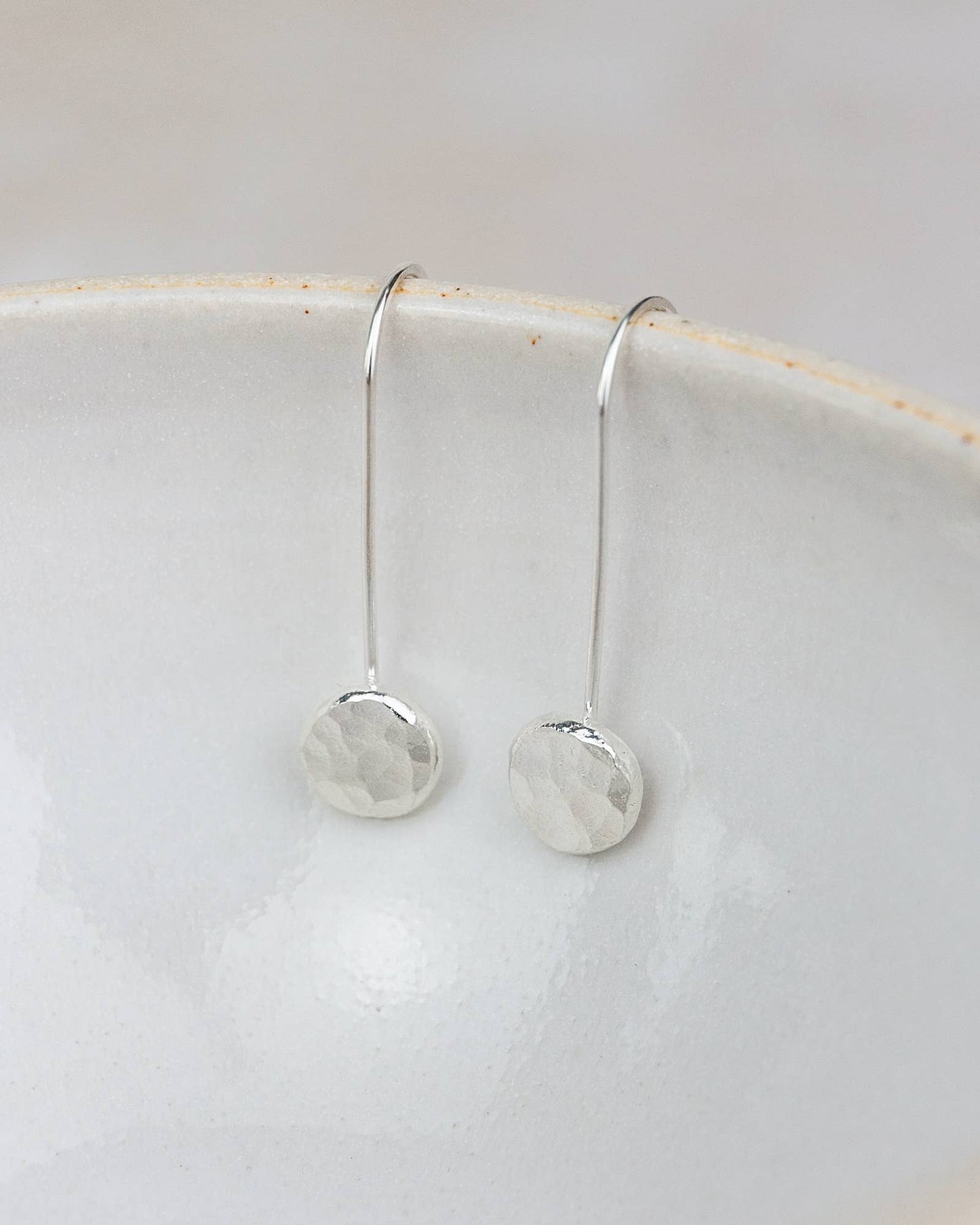 Lucy Kemp Jewellery - Sterling Silver Nugget Earrings