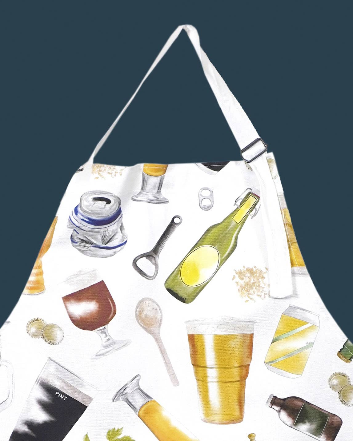 Beer Apron - British Made - 100% Cotton Apron - Beer