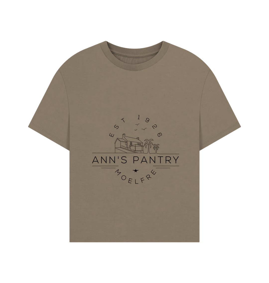 Willow Ann's Pantry Women's Oversized Tee Logo 1