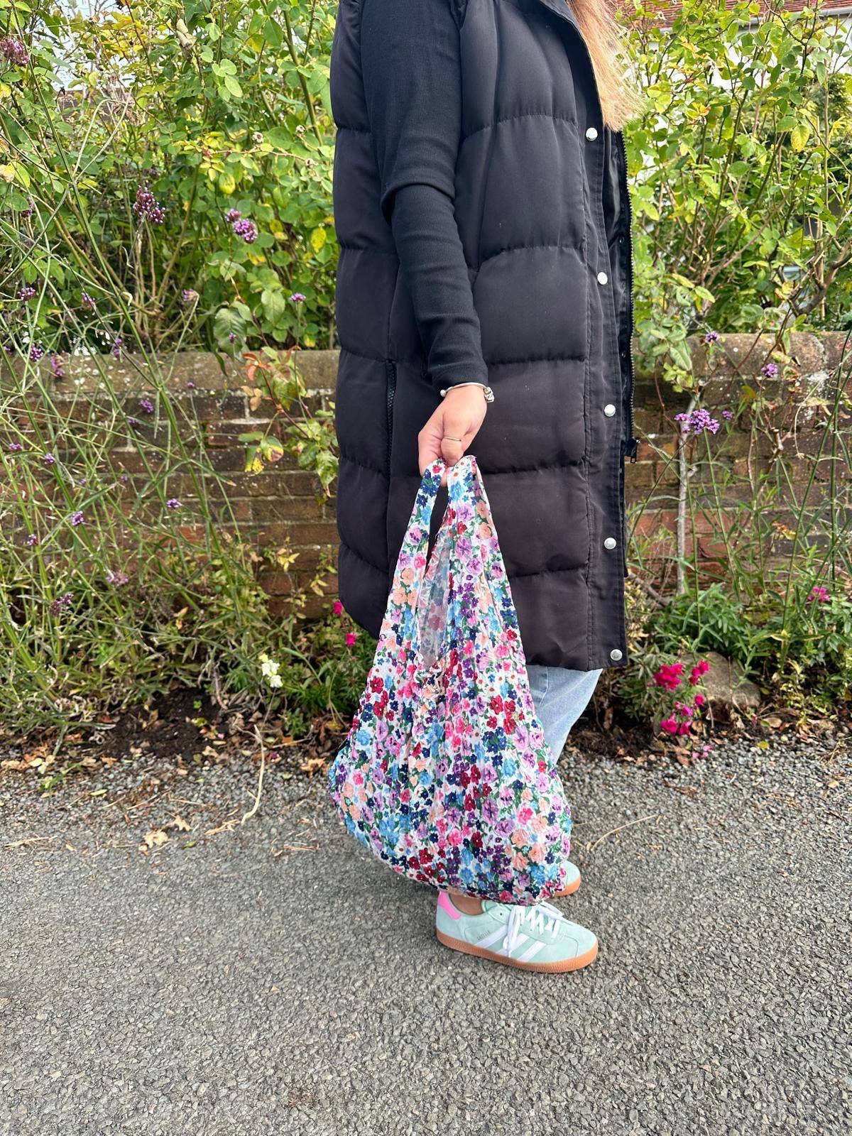 Tote Bag Eco Sustainable Stretchy Floral LIBERTY DITSY