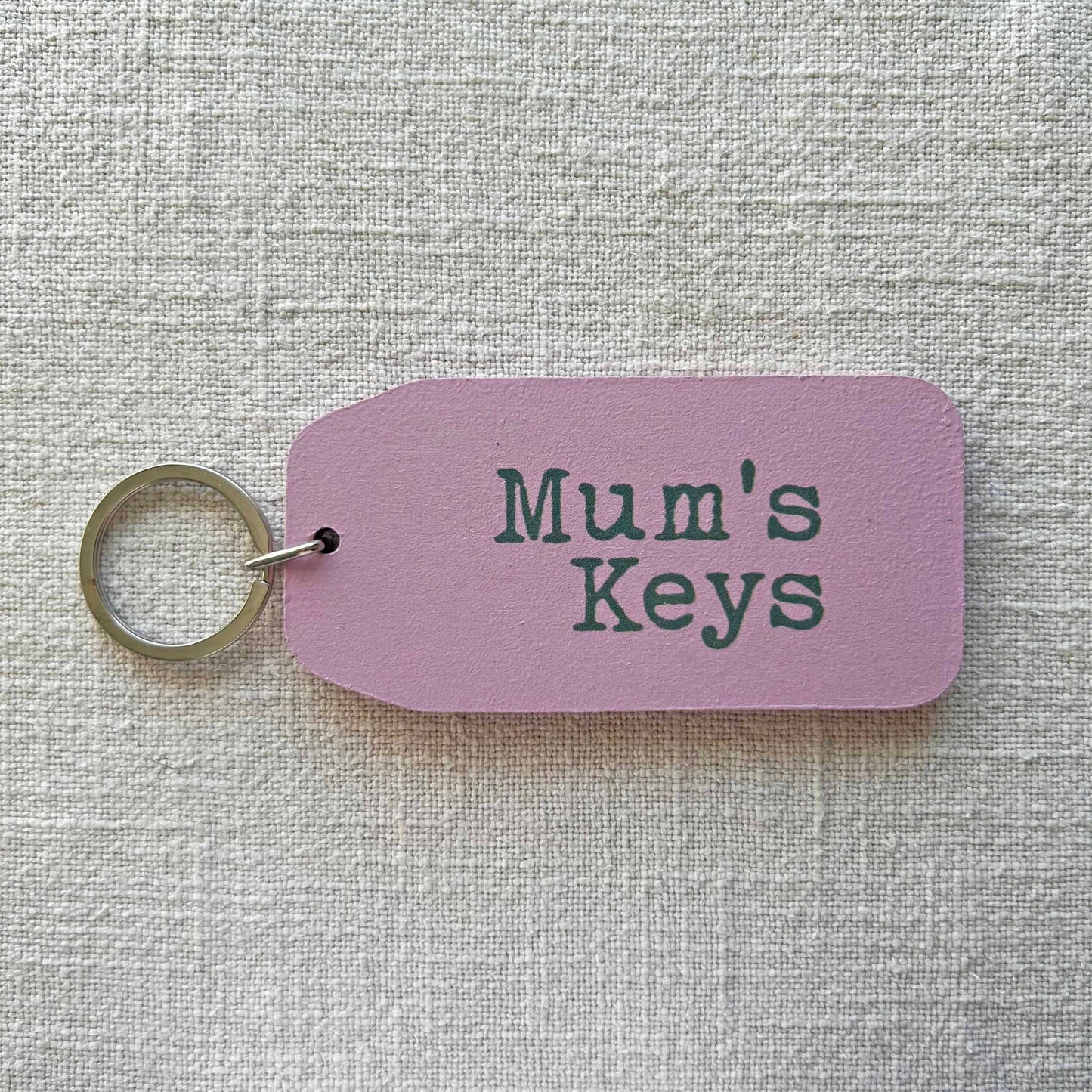 The Wooden Postcard Company - MUM'S KEYS Wooden Key Tag