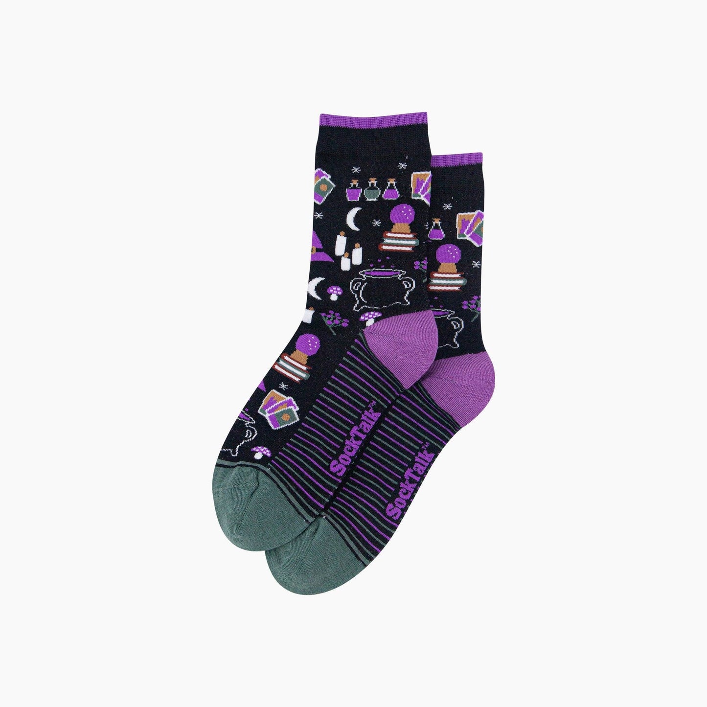 Witchy Women's Bamboo Socks in Black