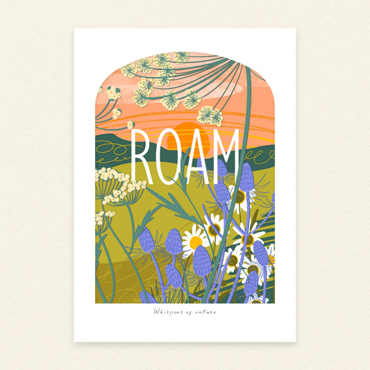Onneke - Roam | A4 Nature Art Print | Whispers of Nature Collection