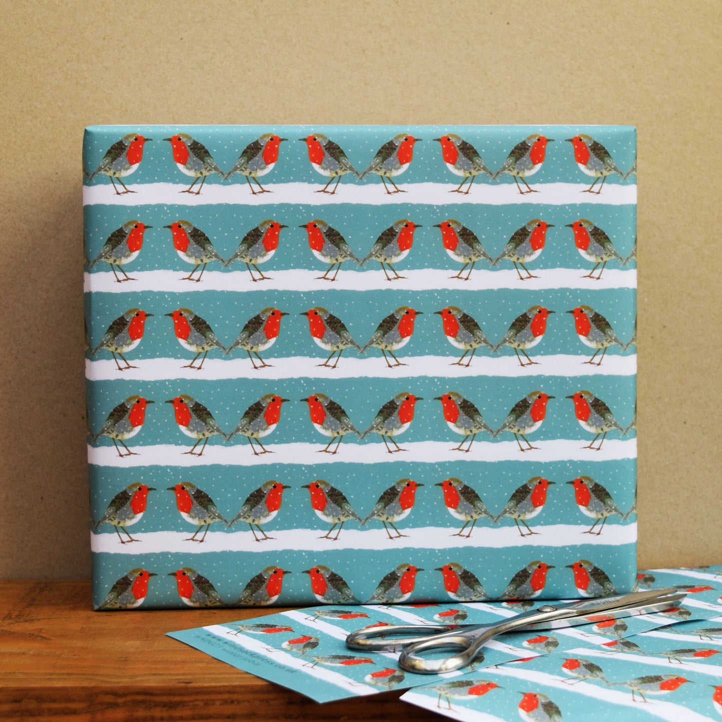 Christmas Robin Gift Wrap