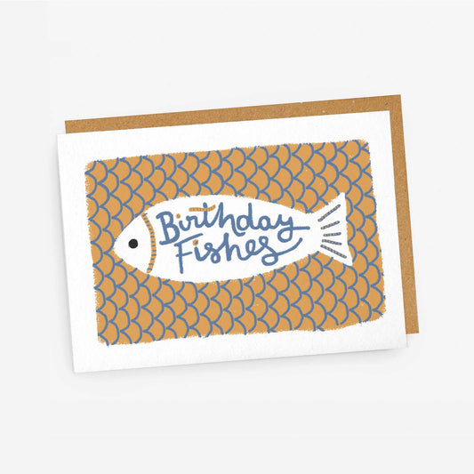 Birthday Fishes - Fun Coastal Fish - Birthday Card