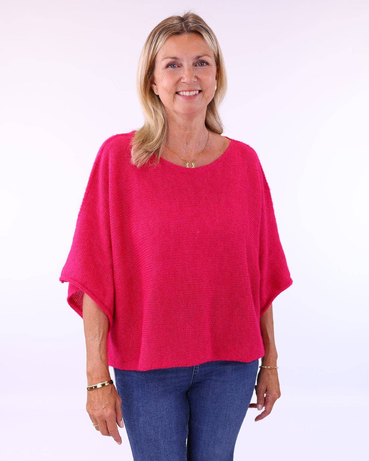Cadenza Italy Ltd - Alpaca Blend Short Tunic Top