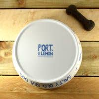 Port & Lemon - Salty Old Sea Dog Hand Decorated Dog Bowl